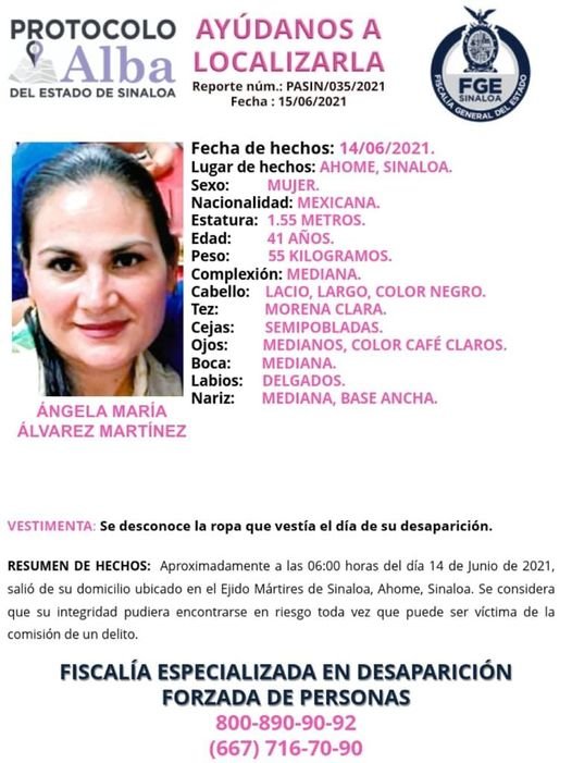 Entregan restos de mujer desaparecida en Ahome y encontrada embolsada en Navolat