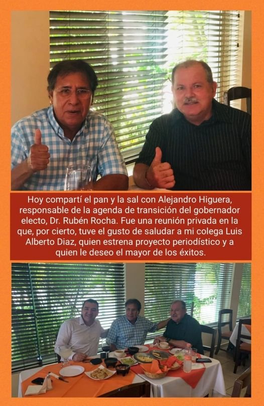 NUESTRO DIRECTOR, FELIPE GUERRERO, EN REUNIÓN CON ALEJANDRO «EL DIABLO» HIGUER