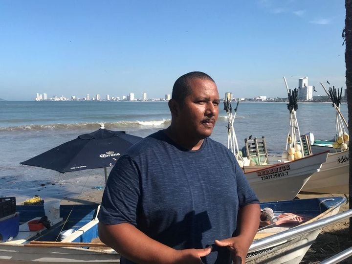 En crisis pescadores de Playa Norte, no pueden salir a las capturas por mal tiem