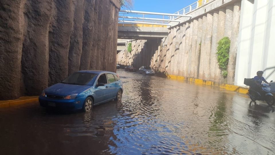 Fuertes lluvias con tormentas eléctricas que se registraron en Culiacán, dejaron