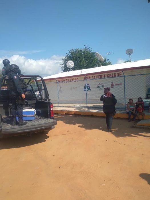 Implementan operativo tras reporte de sujetos armados en Choix