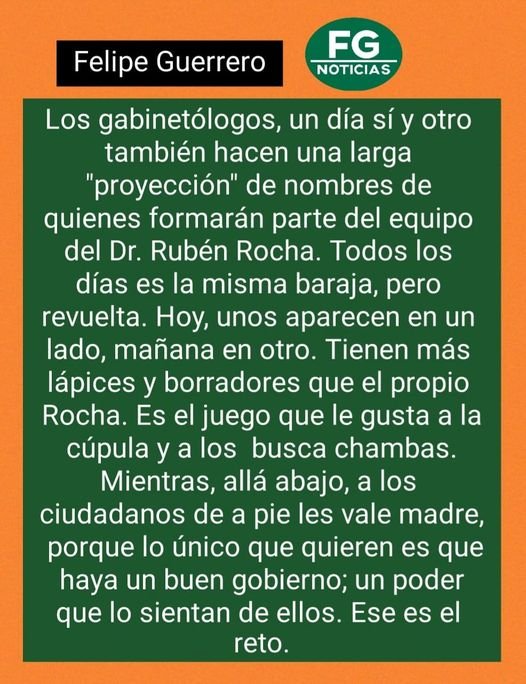 LA BARAJA DE LOS INTERESADOS…