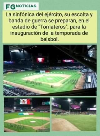 El Ejército Mexicano se prepara para la ceremonia de inauguración de la nueva