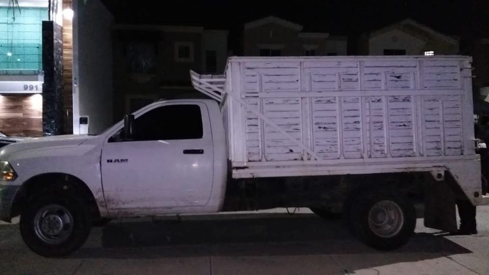 Policía Estatal asegura camioneta con placas sobrepuestas en Culiacán