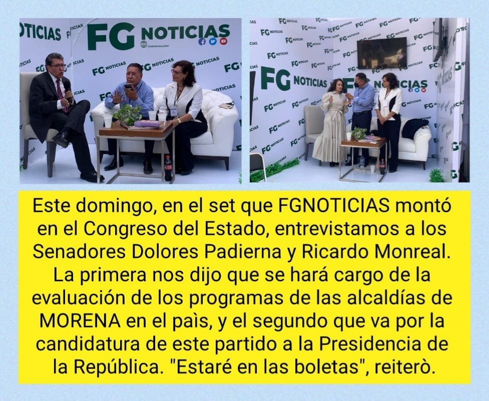 Senadores Dolores Padierna y Ricardo Monreal.