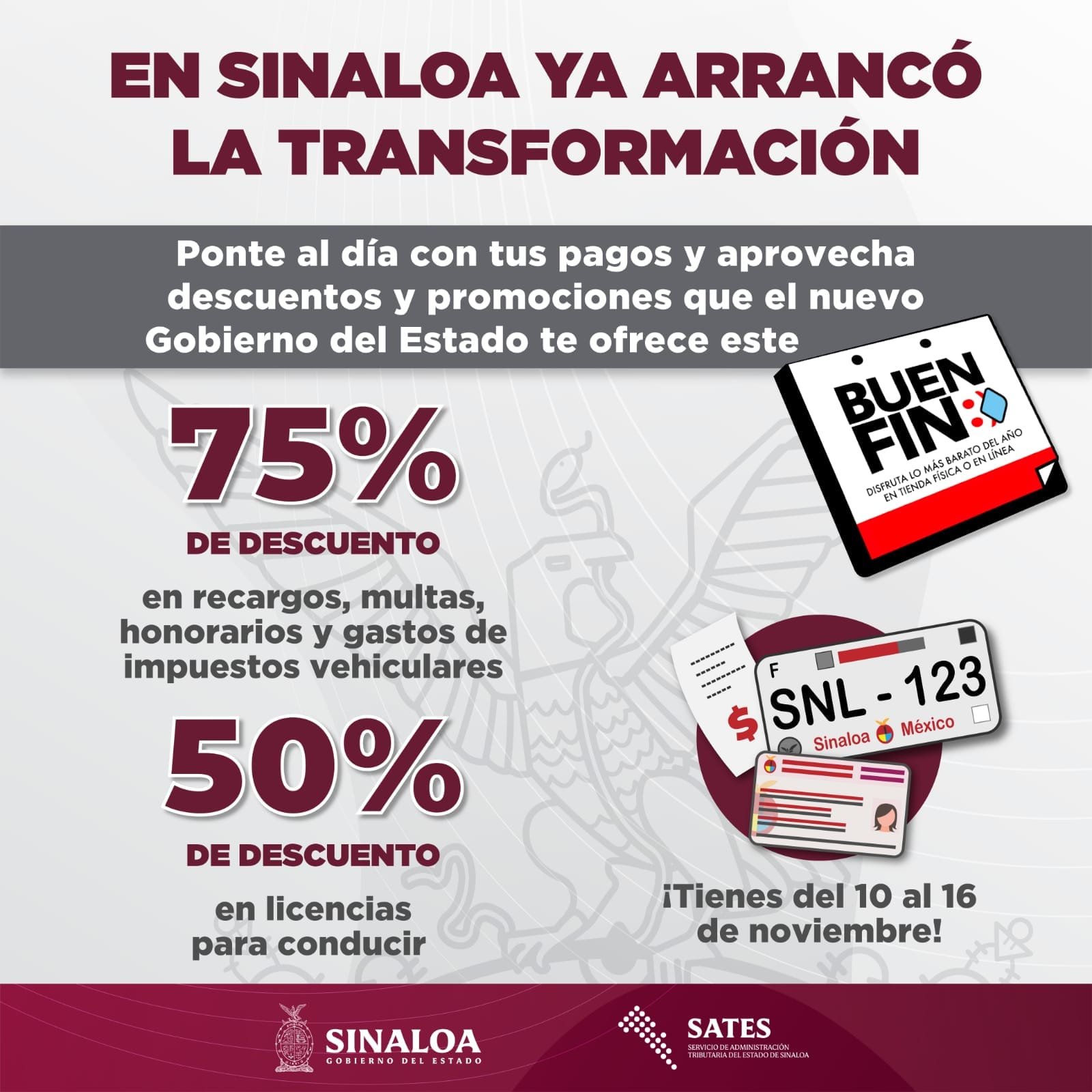 SERVICIO DE ADMINISTRACIÓN TRIBUTARIA DEL ESTADO DE SINALOA *(SATES)* SERVICIO DE ADMINISTRACIÓN TRIBUTARIA DEL ESTADO DE SINALOA *(SATES)*