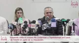 SE CANCELA DESEMBARQUE DEL CRUCERO MS ZUIDERDAM EN TOPOLOBAMPO. SE CANCELA DESEMBARQUE DEL CRUCERO MS ZUIDERDAM EN TOPOLOBAMPO.