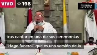 ESTE VIDEO SE HIZO VIRAL. UN SACERDOTE EN COSTARICA LE PONE LETRA SOBRE EL COV