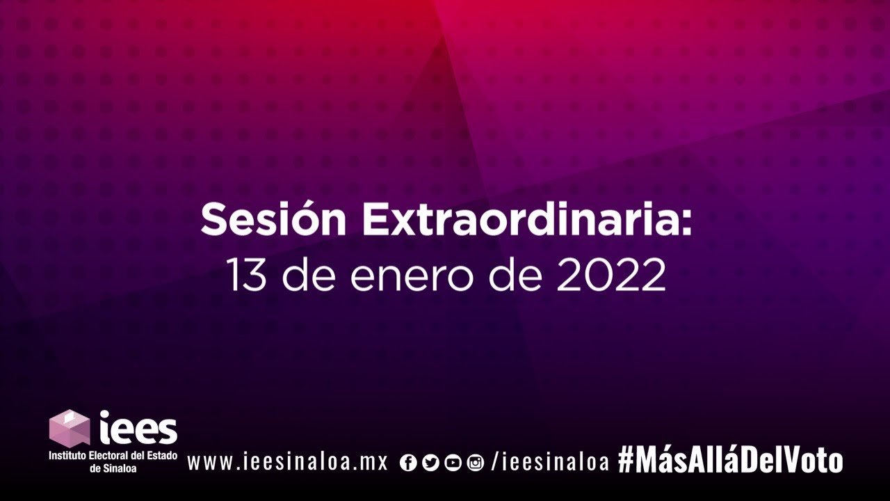 SESIÓN EXTRAORDINARIA, 13 DE ENERO 2022