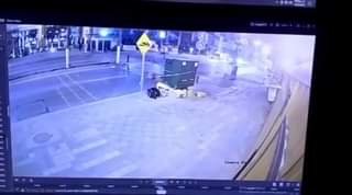Así fue el accidente, la noche de este jueves, en el llamado «megatope» instal