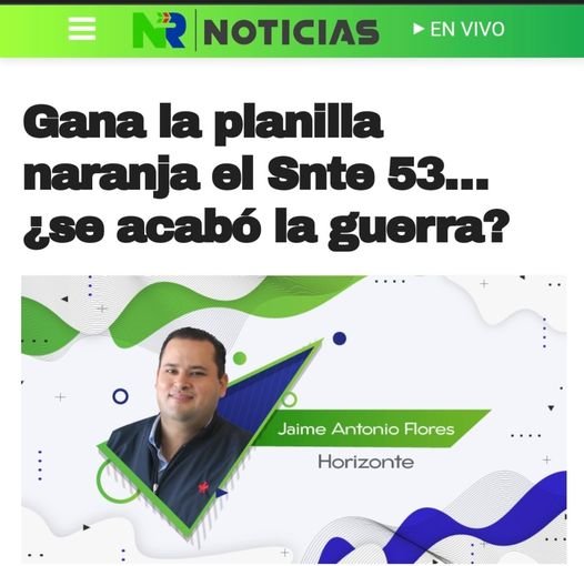 Gana la planilla naranja el Snte 53… ¿se acabó la guerra?