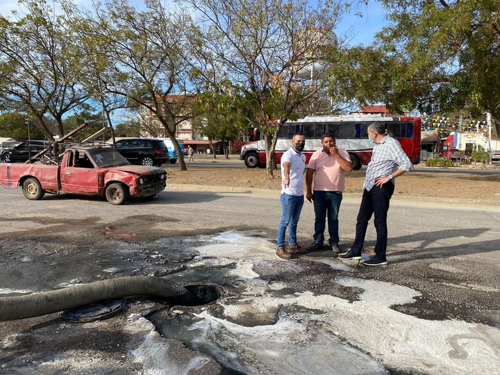 Con obra emergente JUMAPAM frena derrame en Infonavit El Conchi