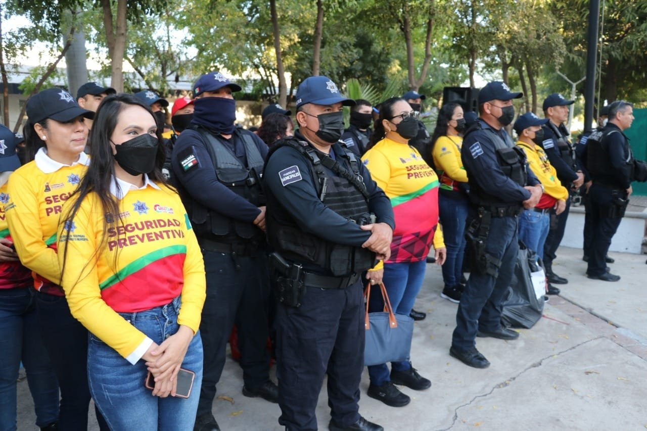 Con la bendición de un sacerdote, elementos de la SSPyTM Culiacán arrancan con e