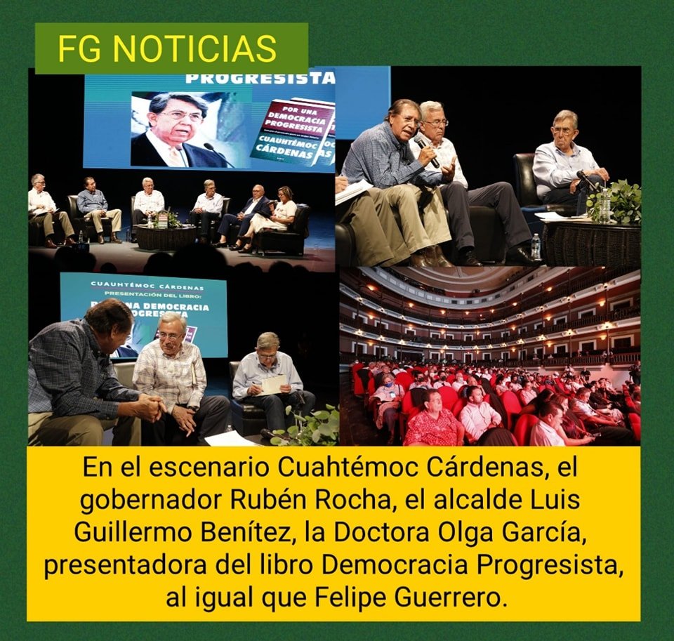 Cuahtémoc Cárdenas presenta su libro Por Una Democracia Progresista.