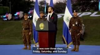 Nayib Bukele, Presidente de El Salvador envía mensaje al mundo de su decisión