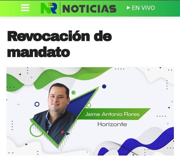 REVOCACIÓN DE MANDATO