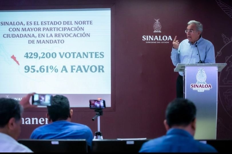 Rocha propondrá la figura de revocación de mandato para gobernador en Sinaloa