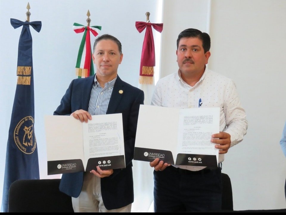 JAP Sinaloa firma convenio con la Universidad Autónoma de Durango.