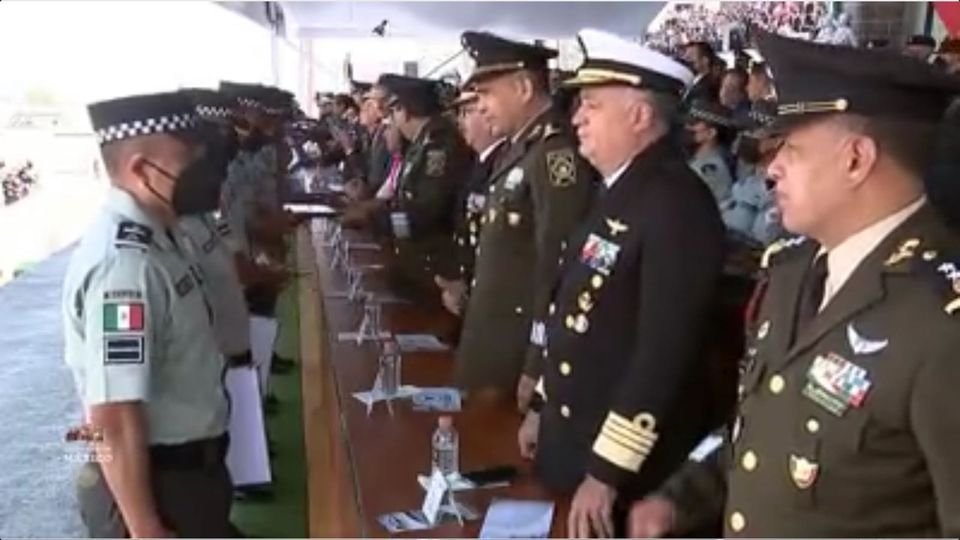 Rocha asiste al aniversario de la Guardia Nacional