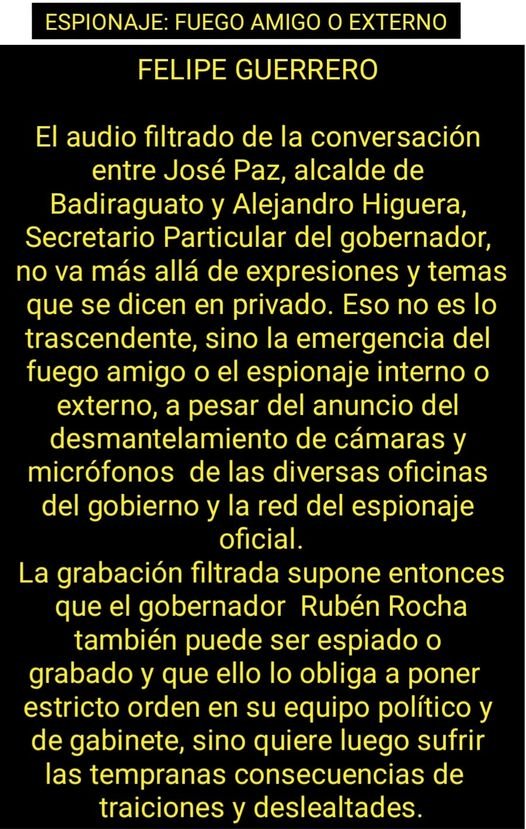 FUEGO AMIGO O EXTERNO, PERO FUEGO.