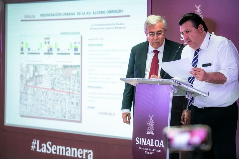 Gobernador Rocha anuncia regeneración urbana de la avenida Álvaro Obregón