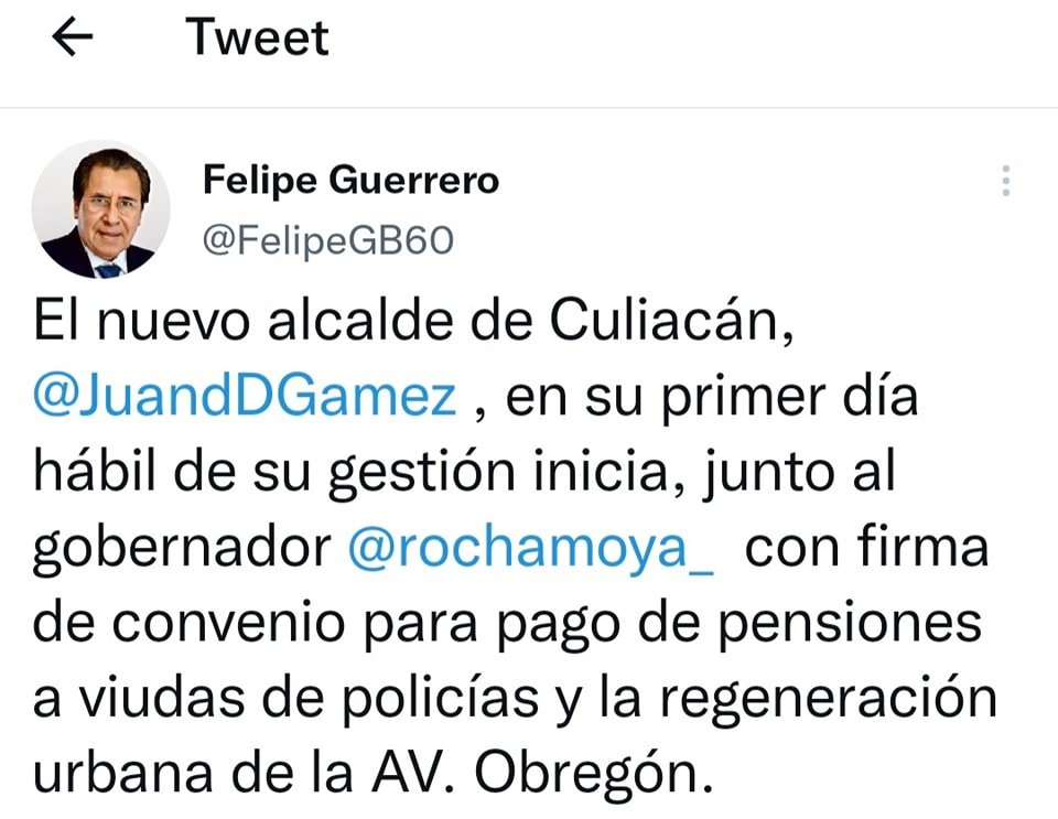 INICIA HOY ACTIVIDADES EL NUEVO ALCALDE DE CULIACÁN JUAN DE DIOS GÁMEZ MENDIVI
