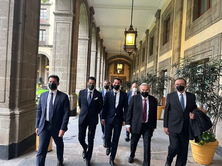 Gobernador Rocha y empresarios se reúnen con el Presidente López Obrador