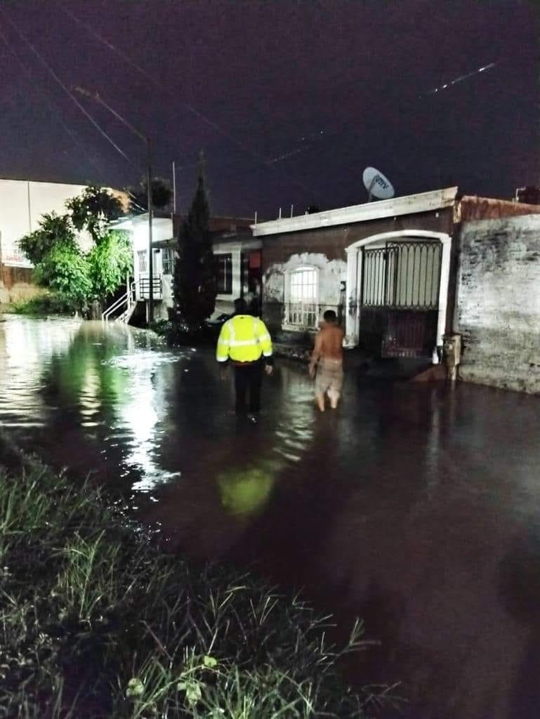 40 COLONIAS  AFECTADAS ADEMÁS DE VARAMIENTOS DE CARROS, EL SALDO DE LA  LLUVIA E