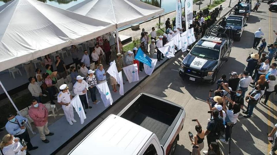 *Autoridades sanitarias participan en operativo de seguridad y protección civil