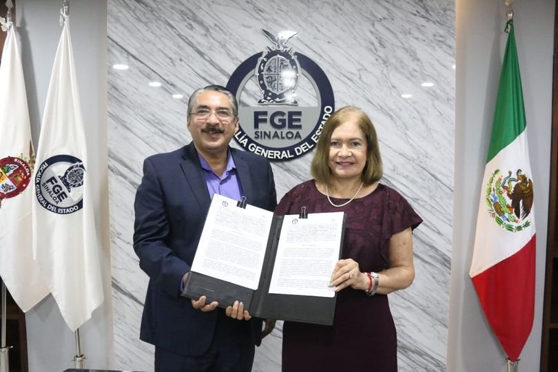 Firman convenio FGE y UNIPOL, en materia de maestrías y doctorados