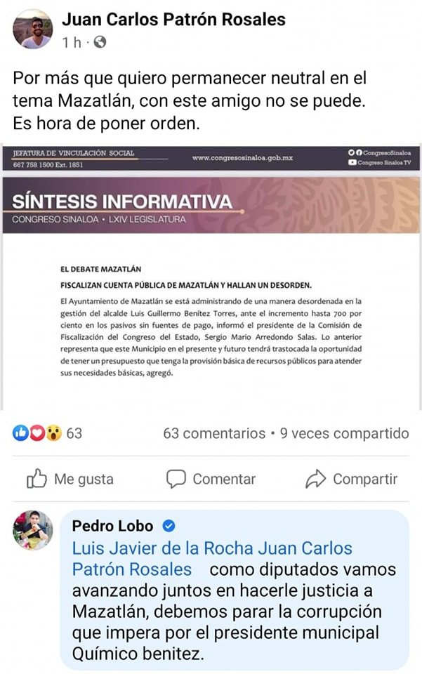 LLANAN A DIPUTADOS DE MORENA A PARAR LA CORRUPCIÓN QUE IMPERA EN LA ADMINISTRACI