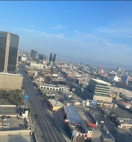 La gran Tijuana hoy, a media tarde. La frontera más transitada del mundo.