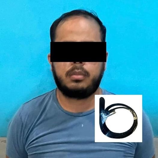 A CINTURONAZOS, AGREDIÓ A SU ESPOSA; ESTÁ DETENIDO