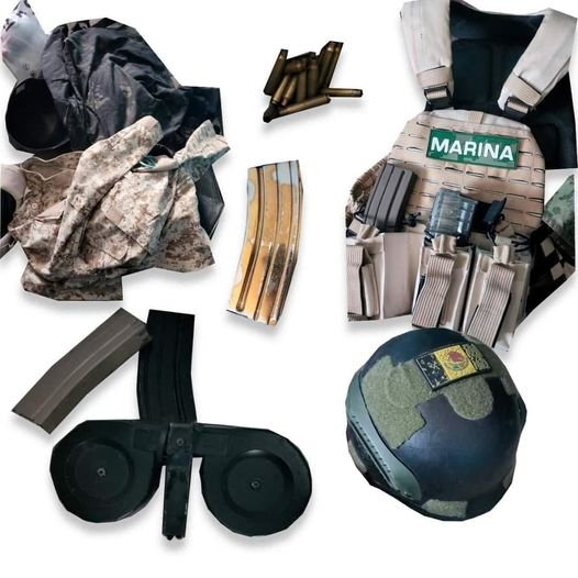 ASEGURAN ARMAS, VEHÍCULOS Y PRESUNTA DROGA, HAY  3 DETENIDOS