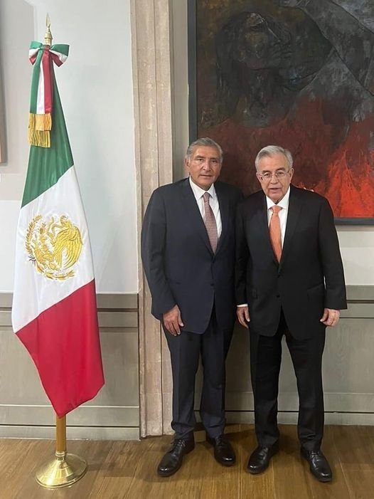 Rocha se reunió con el secretario de Gobernación