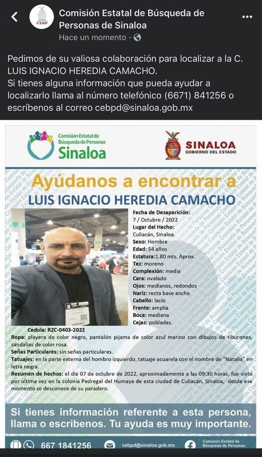 AYÚDANOS A LOCALIZARLO.