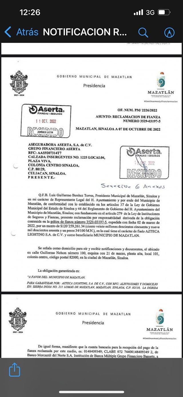 EL QUÍMICO BENÍTEZ PRETENDIÓ SACAR 160 MILLONES DE LA AFIANZADORA Y LLEVARSE 100