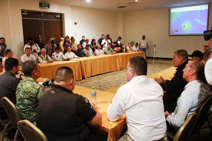 Mazatlán.- Durante la Sesión extraordinaria del Comité Estatal de emergencias en