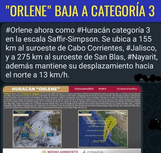 «ORLENE» BAJA A CATEGORÍA 3