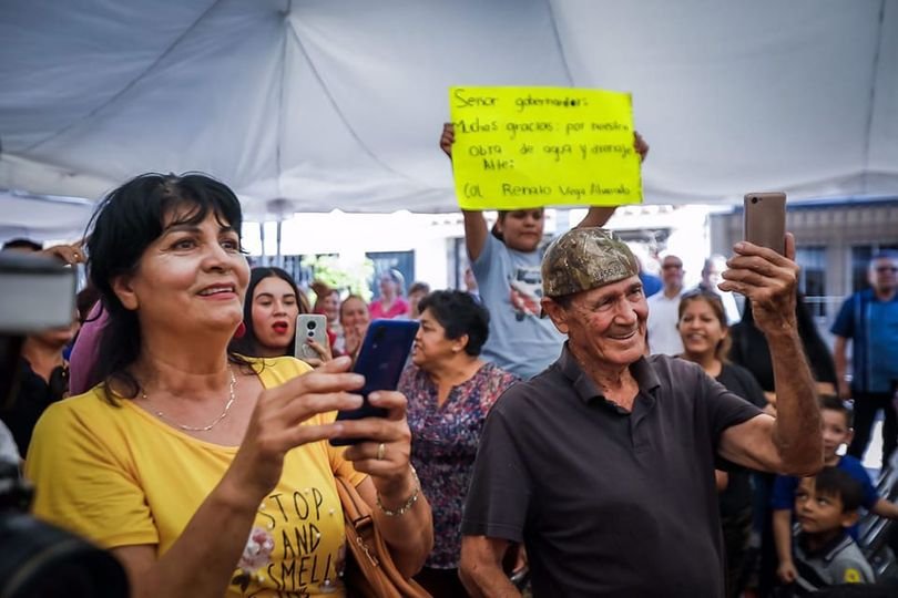 Rocha inauguró el colector Niños Héroes de Los Mochis