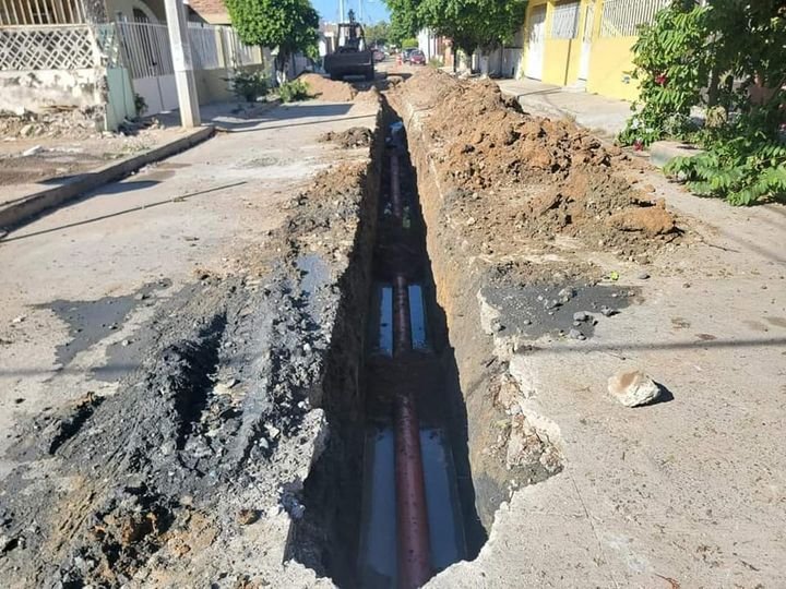 Se reponen 65 metros de alcantarillado en la López Mateos