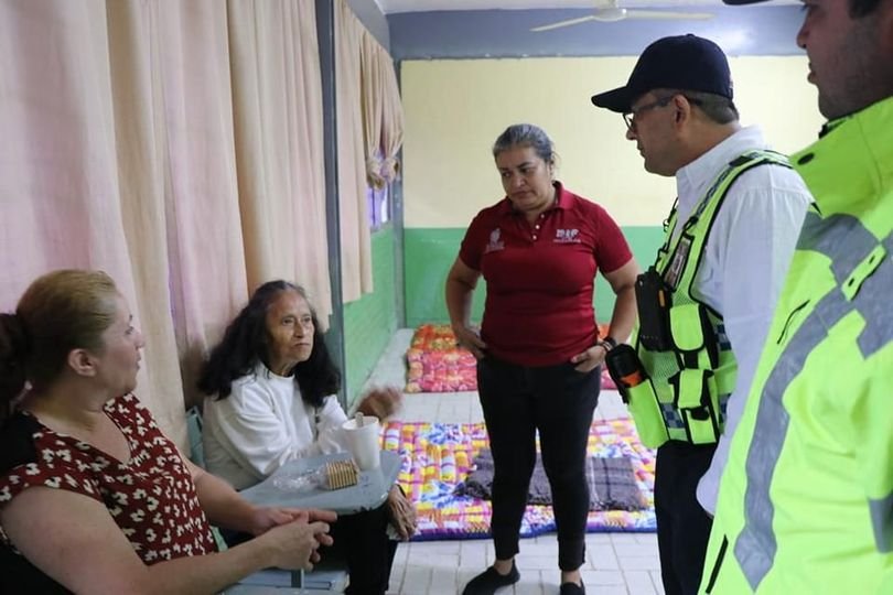 Supervisan comunidades y albergues de la zona rural SSP y Protección Civil