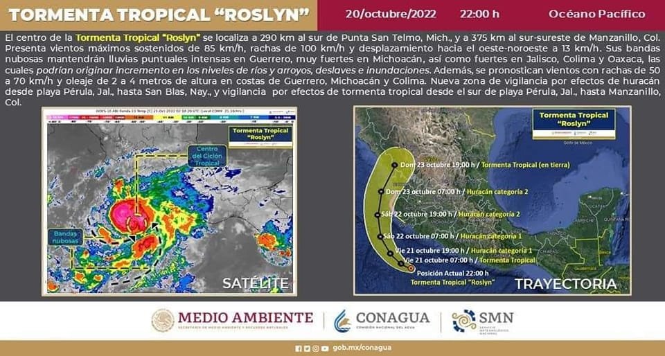 Tormenta Tropical ROSLYN