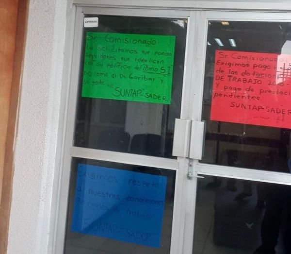 Trabajan bajo protesta  empleados de la subdelegación de Pesca