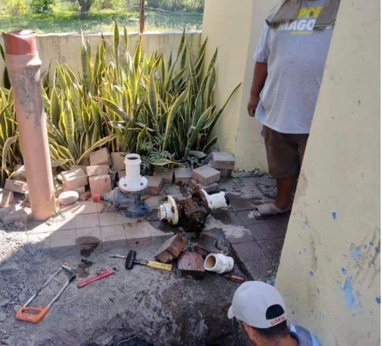 Concluye #JUMAPAM reparación en la red de distribución antes de lo programado