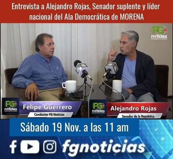 Entrevista a Alejandro Rojas, Senador Suplente y líder nacional del Ala Democrát