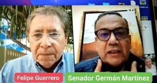 Este viernes 11 de Noviembre, 5 PM,  Felipe Guerrero entrevista al Senador Germá