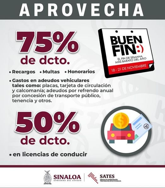 Gobierno del Estado ofrecerá descuentos en trámites vehiculares por el Buen Fin Gobierno del Estado ofrecerá descuentos en trámites vehiculares por el Buen Fin