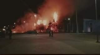 Nos reportan en este momento  incendio en un Jardín de Niños, el edificio del  l