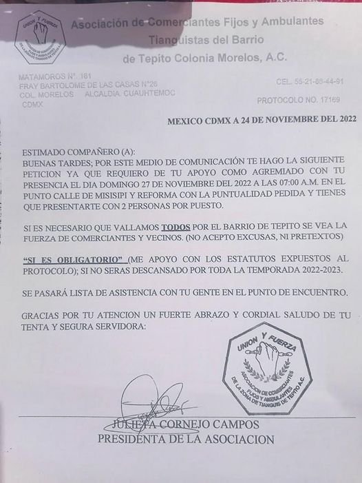 O VAS A LA MARCHA O VAS, SI NO QUIERES SUFRIR LAS CONSECUENCIAS…ASÍ DE LIBRE L